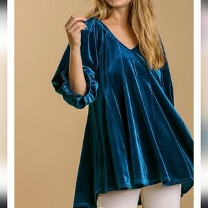 Umgee Velour Swing Tunic